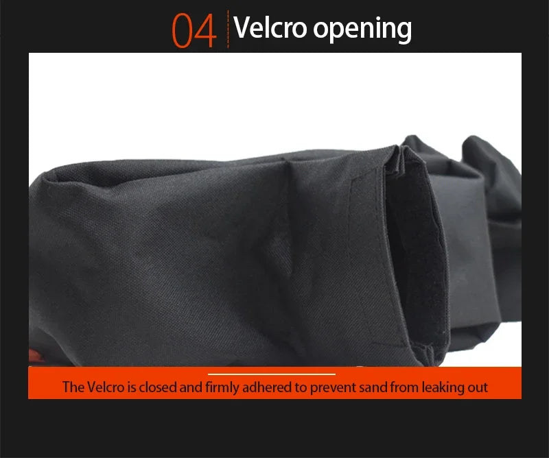 Sacs avant et arrière sacs de sable (sans sable) sac de rangement de Camping en plein air rangement d'articles portables et sacs de sable de rangement