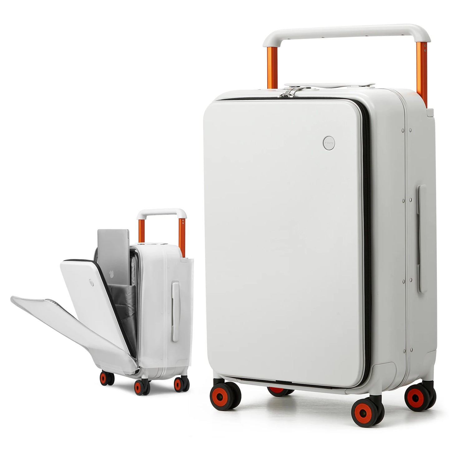 Valise Cabine 20 Pouces Cadre Aluminium — Large Poignée Bagage à Main Voyage