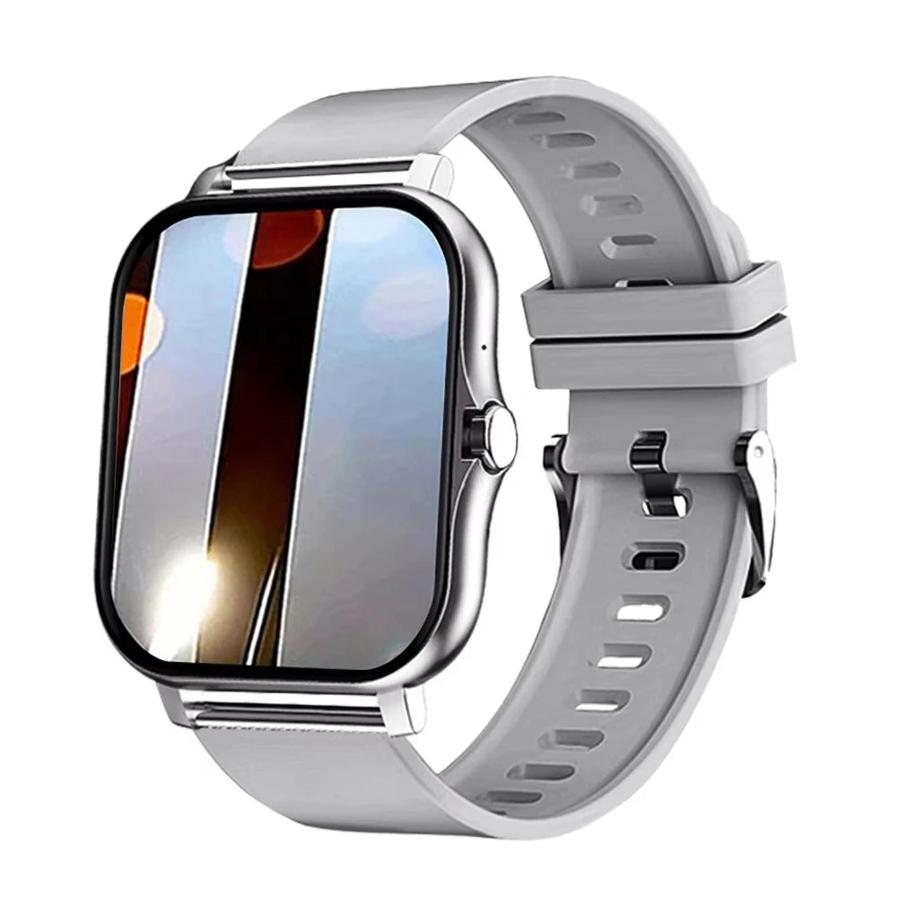 LAXASFIT 2026 Nuevo reloj inteligente con llamada Bluetooth, pantalla táctil completa, monitor de frecuencia cardíaca, reloj inteligente deportivo para hombre y mujer, regalo