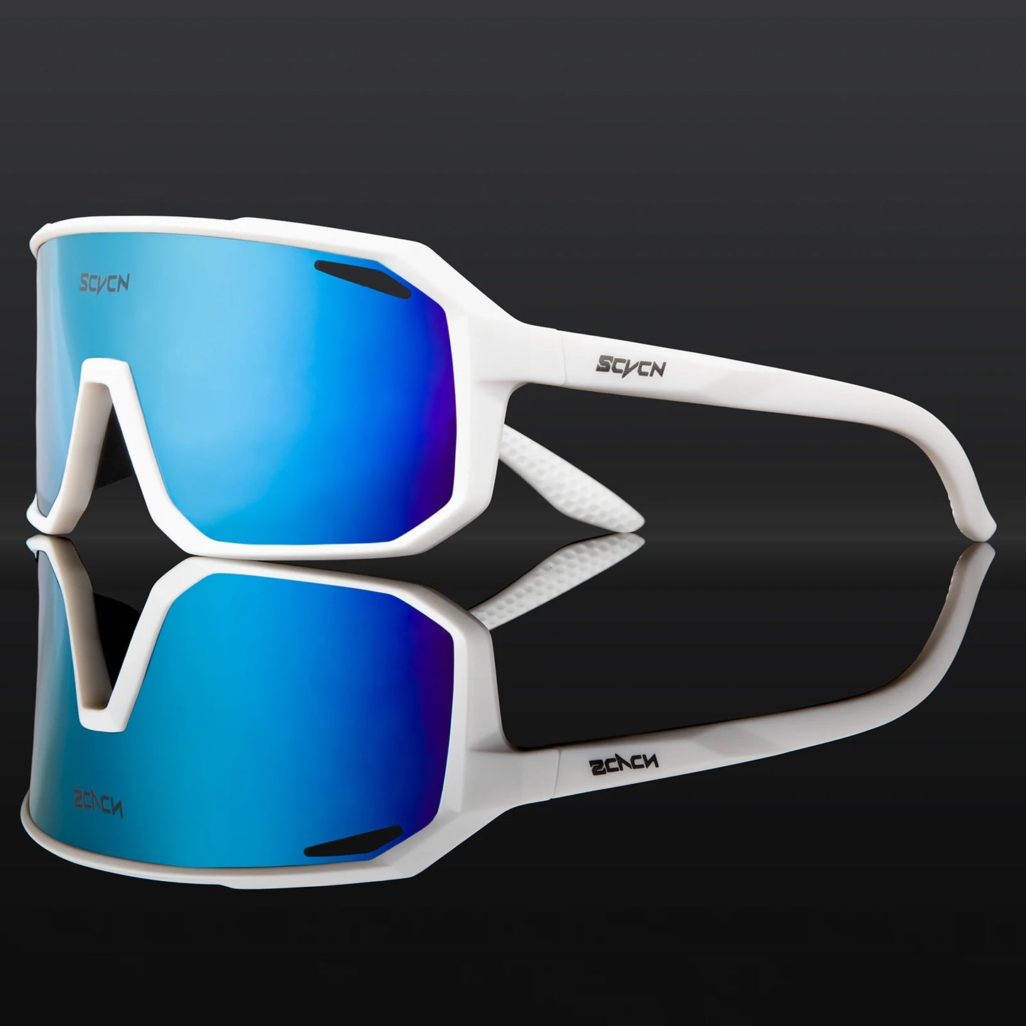 SCVCN Men's Cycling Sunglasses Women's Mountain Bike Road Bike Driving Glasses Outdoor Sports Racing Eyewear UV400 Hiking Glasses