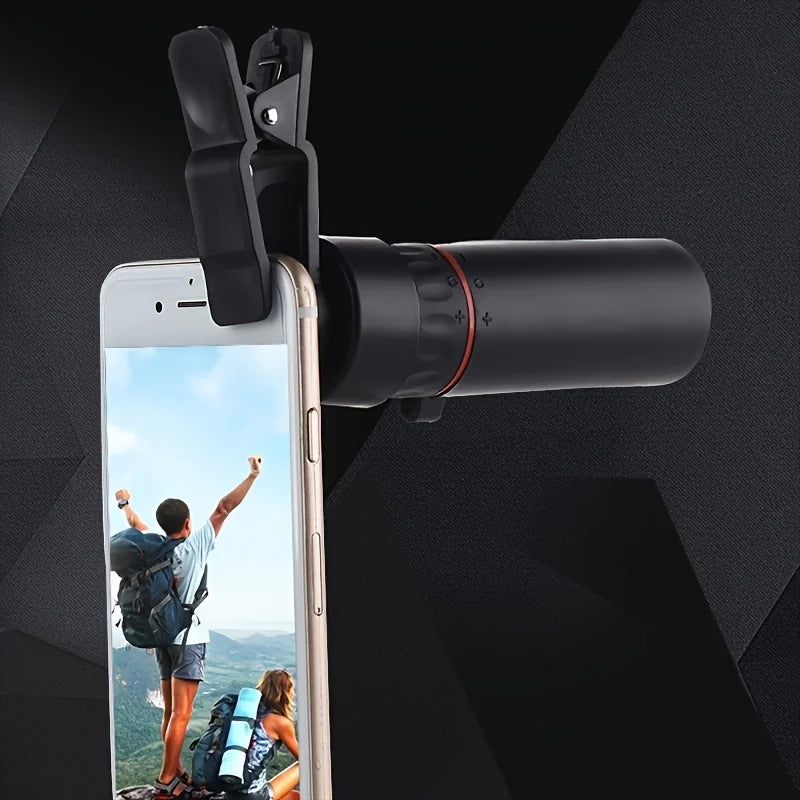 Télescope monoculaire HD 2025 2000X25, portable compact pour les voyages, la randonnée, la pêche, le camping, l'observation des étoiles, les concerts et l'observation des oiseaux