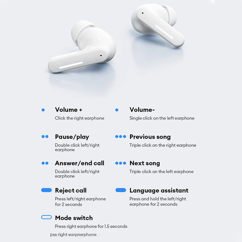 Casque Bluetooth sans fil ANC — réduction de bruit, HiFi, 30H d'autonomie, jeu