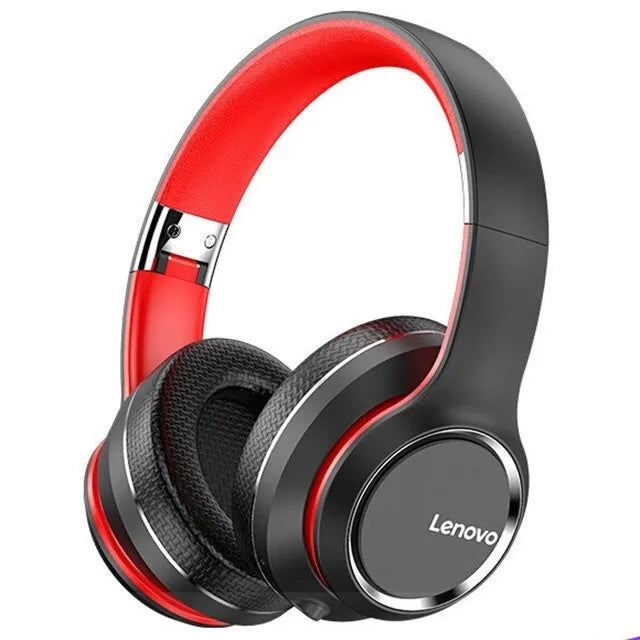 Lenovo HD200 Bluetooth On-Ear Foldable Wireless Computer Headphones Noise Cancellation HIFI Stereo Gaming Headset