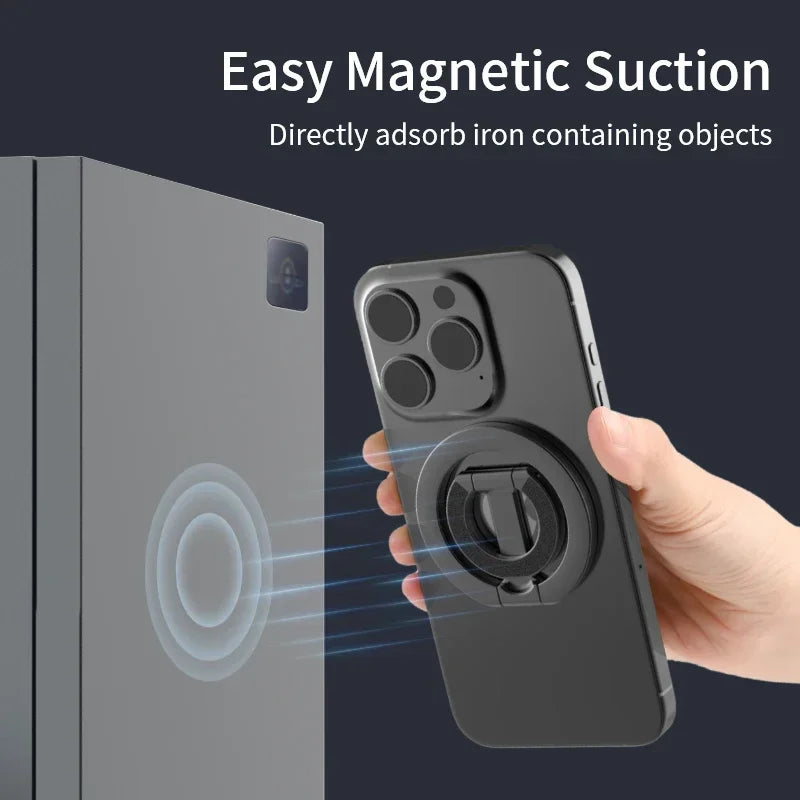 Support magnétique double face pour téléphone — anneau, portable, pliant, poignée, accessoires