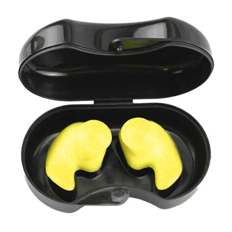2pcs Silicone Swimming Earplugs Waterproof Reusable Diving Surfing Shower Bath Accessories