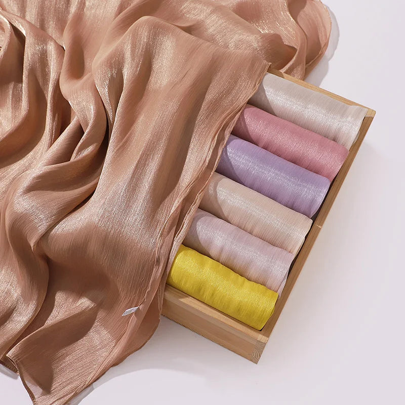 Hiyabs de gasa de primera calidad para mujer, velo turbante suave y largo, bufandas musulmanas, chales hiyab, cubierta para la cabeza islámica, accesorios de Ramadán