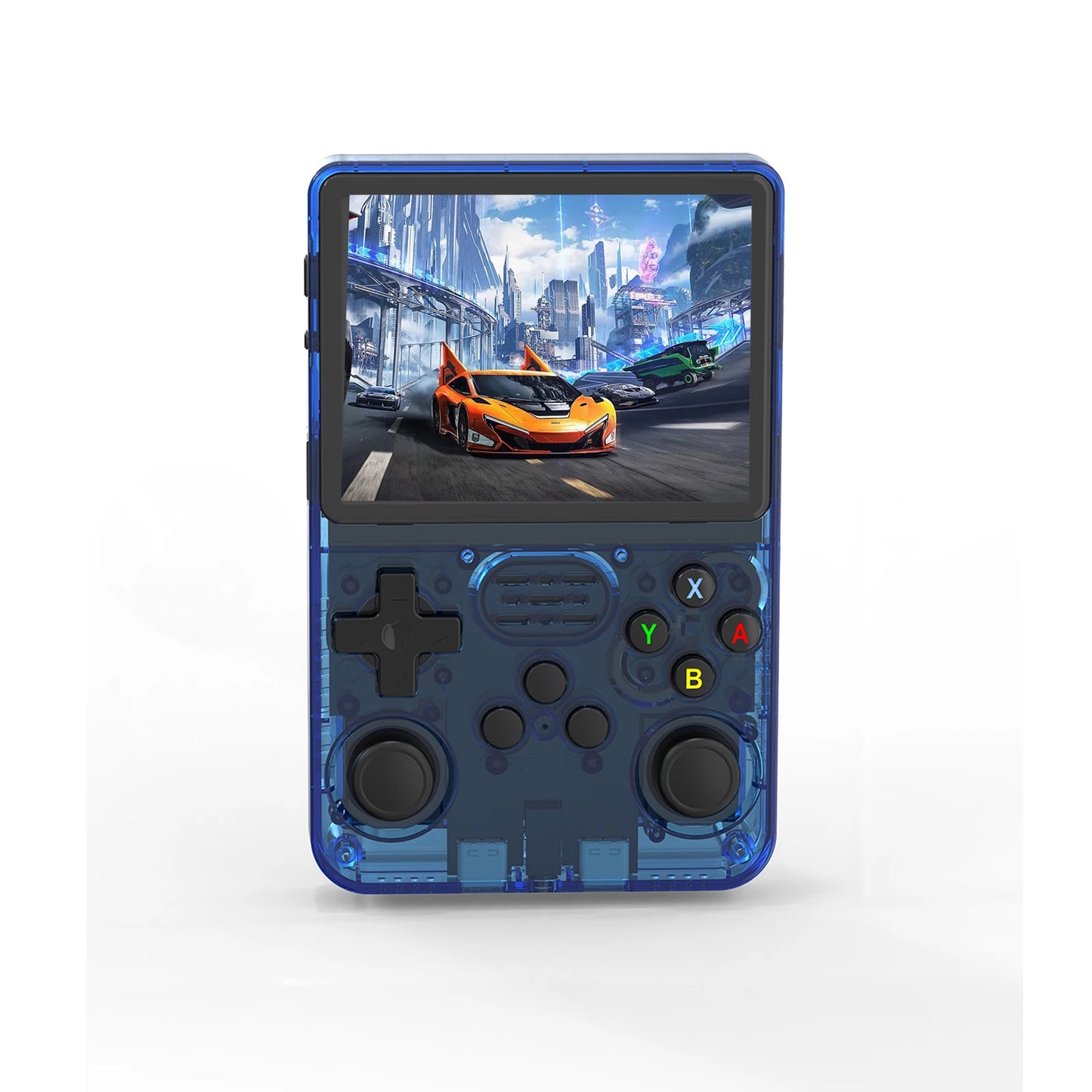 Consola de juegos portátil R36S, pantalla IPS de 3.5 pulgadas, resolución de 640x480, 64 GB de memoria integrada, juegos clásicos precargados