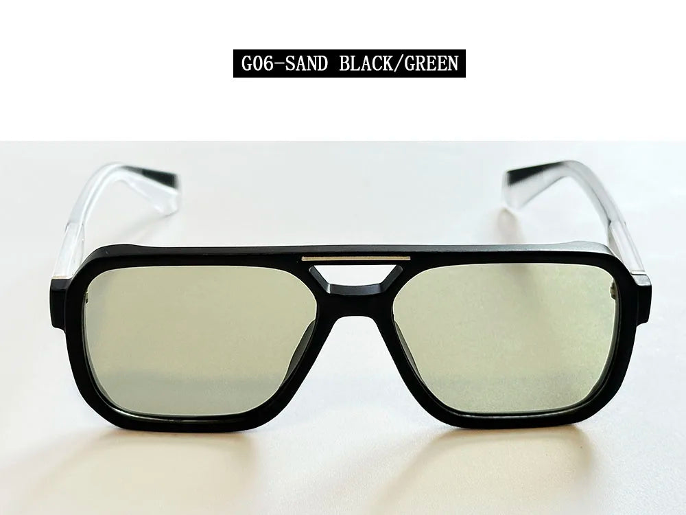 Lunettes de soleil carrées pour femmes à la mode — vintage, hommes, 2026