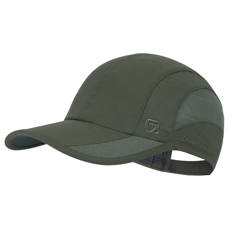 Casquette de sport unisexe à séchage rapide — réglable, légère, UPF 50+, course, randonnee, golf