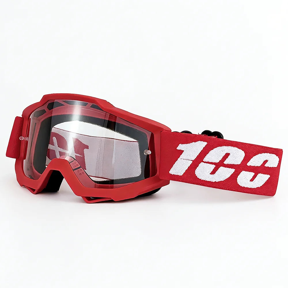 Lunettes de moto 100 MX, lunettes de motocross, lunettes de soleil tout-terrain pour homme, masque MTB ATV, protection coupe-vent, cyclisme, course