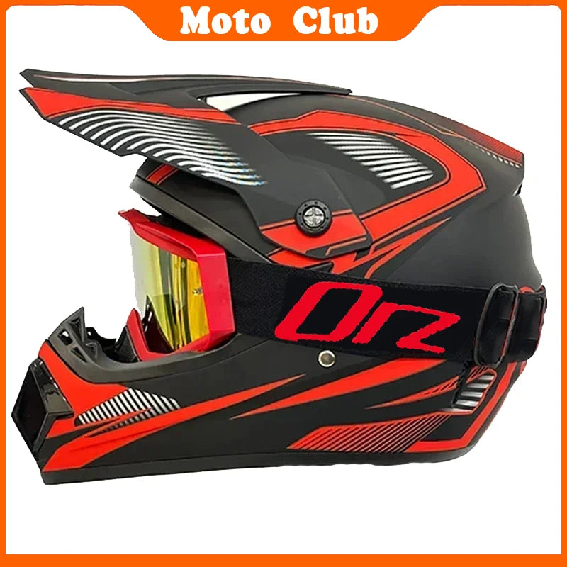Casco de moto profesional Motocross todoterreno casco de protección para niños casco todoterreno gafas Capacete De Motocicleta regalos
