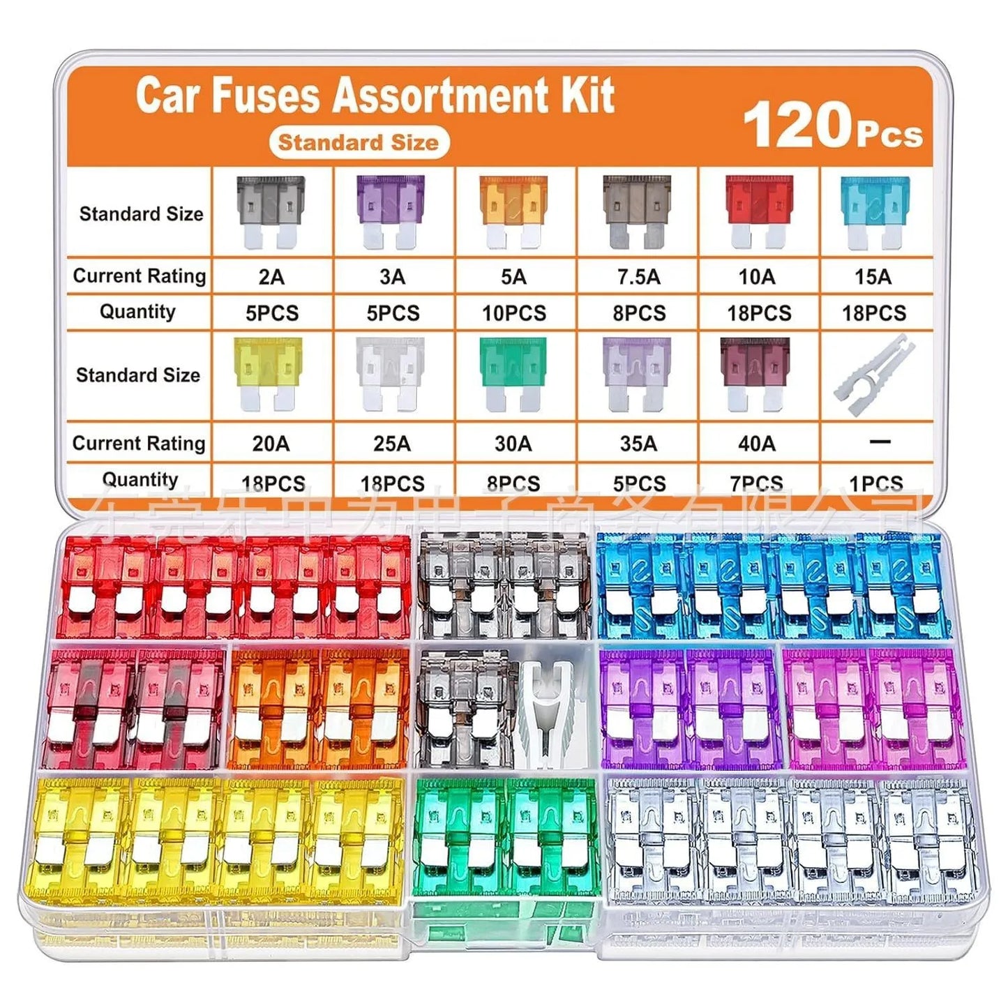 Kit d'assortiment de fusibles à lame de voiture, 300/180/120 pièces, pour camion automobile, moyen et petit fusible mixte pour Circuit de moto avec boîte