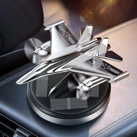Parfum de voiture aromathérapie voiture énergie solaire désodorisant de voiture avion rotatif aromathérapie diffuseur d'huile parfum durable