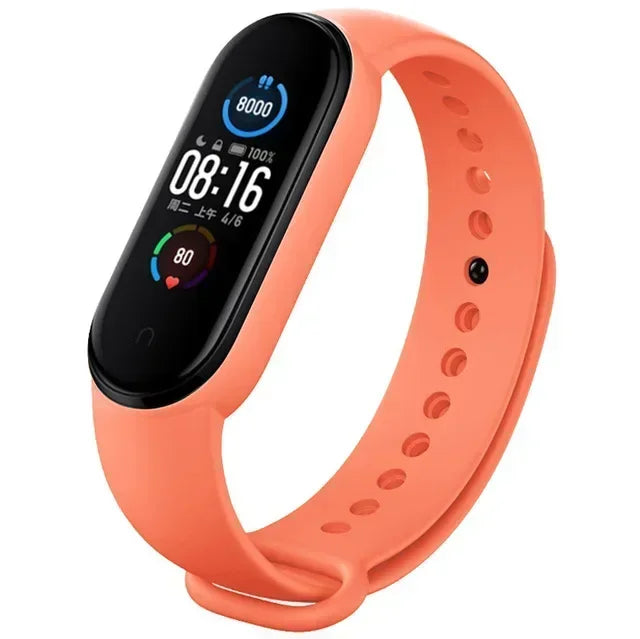 Watch Straps for Xiaomi Mi Band 7 6 5 4 3 Silicone Bracelet Wristbands MiBand 3/4 band5 band6 Smart Watch Accessories