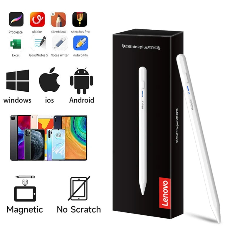 Lenovo thinkplus BP16 lápiz táctil para tableta, móvil Android, iOS, teléfono, iPad, accesorios de dibujo, stylus universal