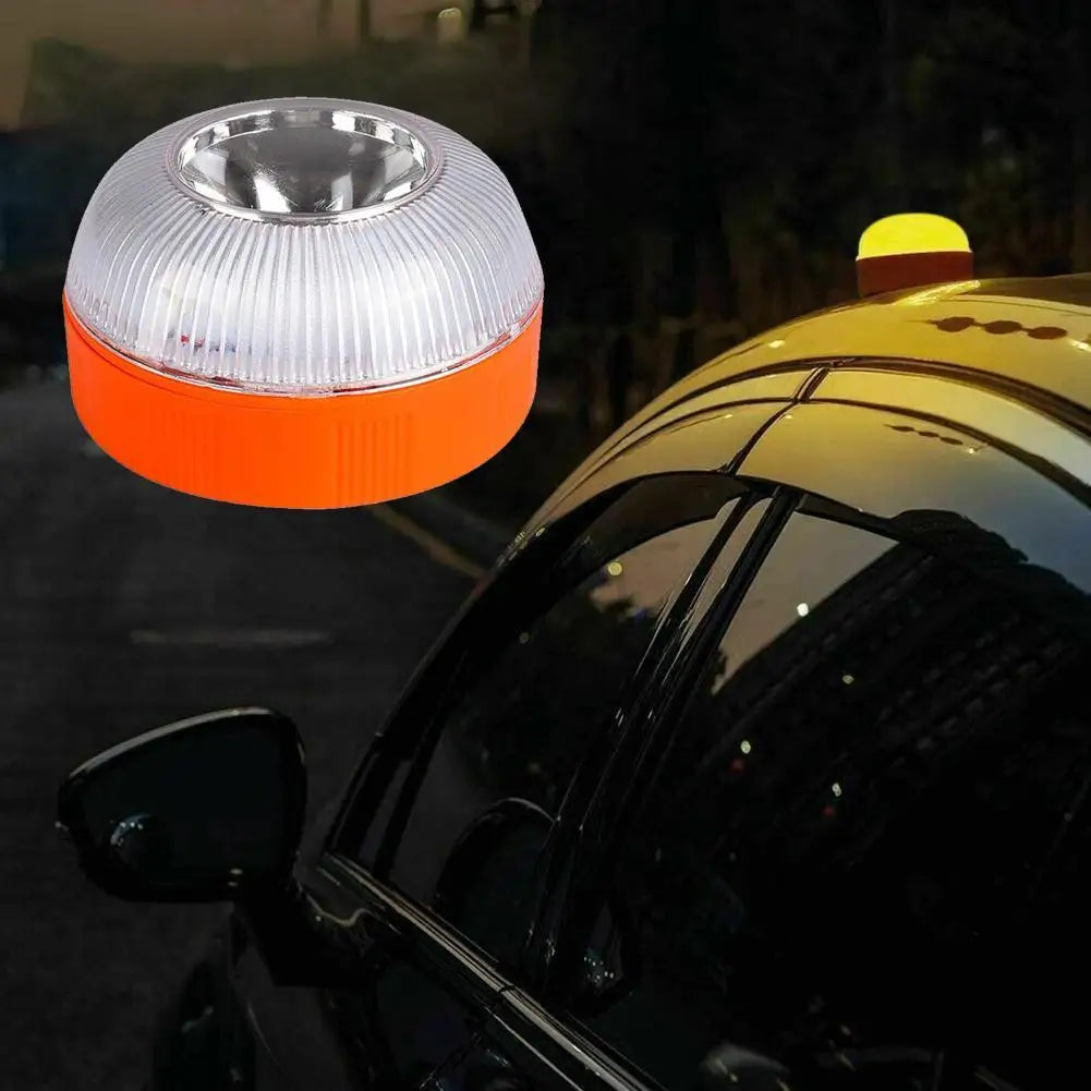 Signal lumineux d'urgence pour voiture d'espagne V16, lumière stroboscopique magnétique, Rechargeable par USB, Induction S0B9