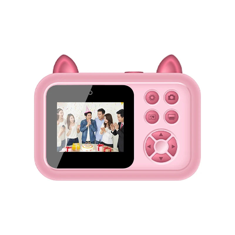 Imprimante photo numérique pour appareil photo à impression instantanée, avec objectif polymère hautement réfractif, rechargeable par USB, excellent outil pour le développement