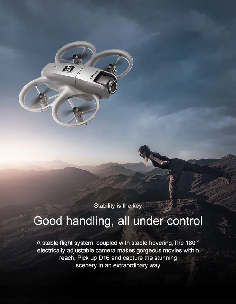 Drone GPS 8K — Double Caméra HD, Évitement Obstacles, Moteur Brushless, Flux Optique