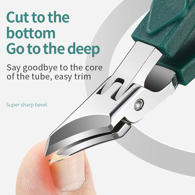 Coupe-ongles pour ongles incarnés ou épais, coupe-ongles professionnel pour podologue, pince à ongles avec acier inoxydable Ultra