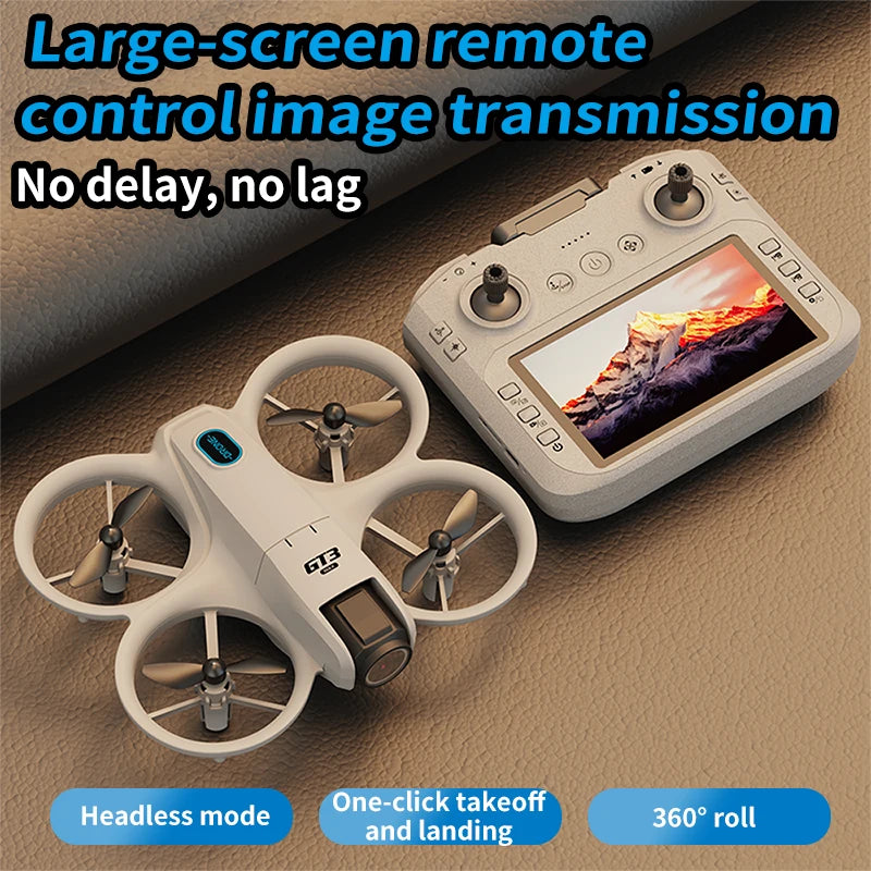 Drone 8K HD — grand écran, flux optique, moteur brushless, évitement intelligent d'obstacles, UAV