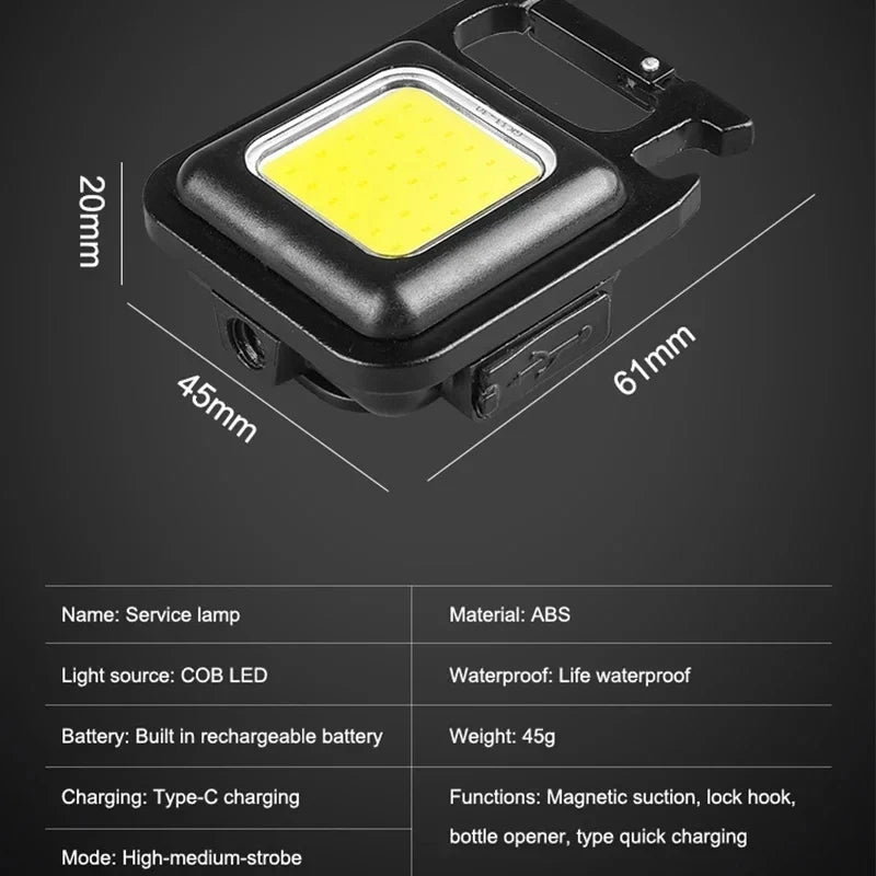 Lampe de poche LED Ultra lumineuse 2000LM type-c Rechargeable longue portée Zoom torche tactique extérieure d'urgence Camping pêche lanterne