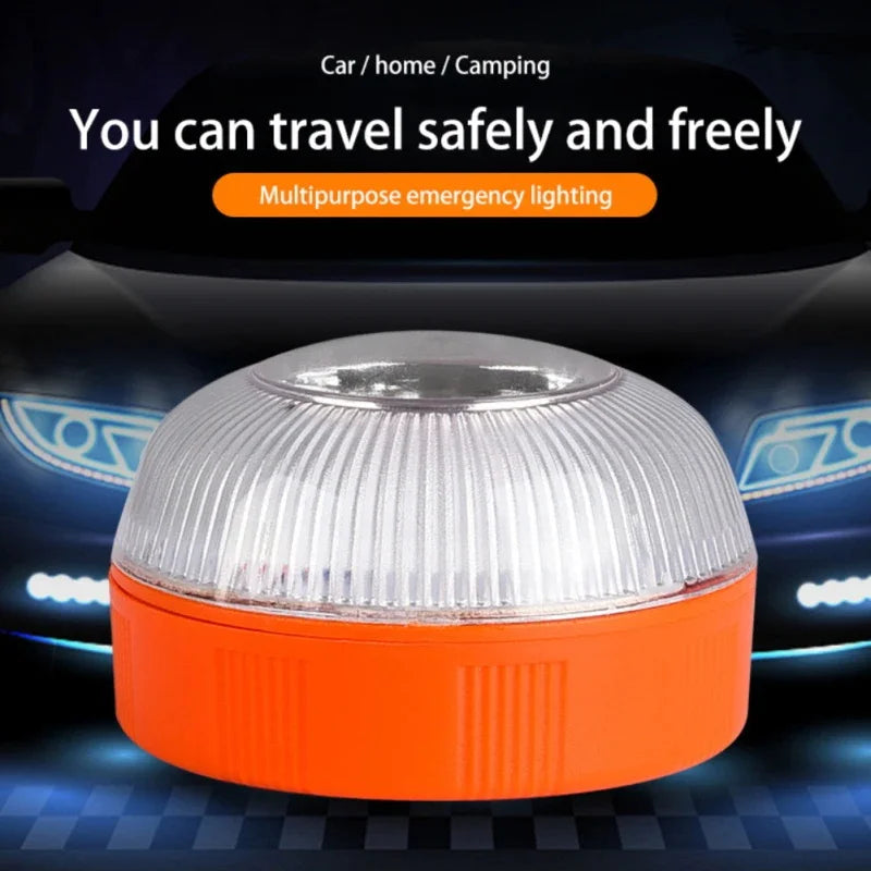 Lumière d'urgence LED pour voiture, clignotante, à induction magnétique, pour accident routier, lumière stroboscopique portable d'avertissement