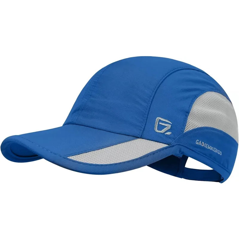 Casquette de sport unisexe à séchage rapide — réglable, légère, UPF 50+, course, randonnee, golf