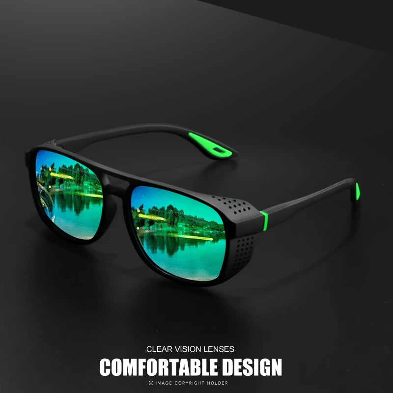 Lunettes de soleil polarisées de sport 1 pièce/3 pièces, design coupe-vent, adaptées au cyclisme et à la course en plein air, légères UV400