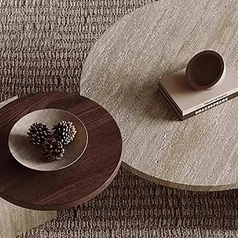 Wabi Sabi Sets Round Coffee Table Unique Design Beauty Modern Luxury Coffee Table For Living Room Home Furniture