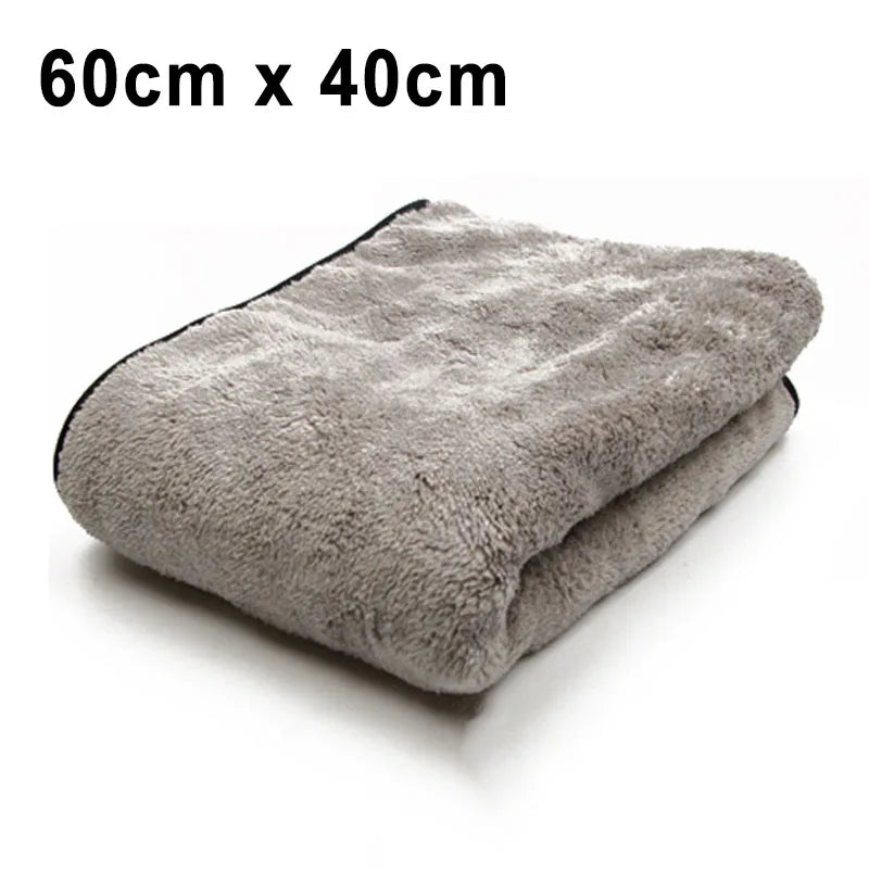 SEAMETAL - Toalla de microfibra de lavado automático, súper absorbente, para limpieza y secado de automóviles, paños multifuncionales para accesorios de lavado de automóviles