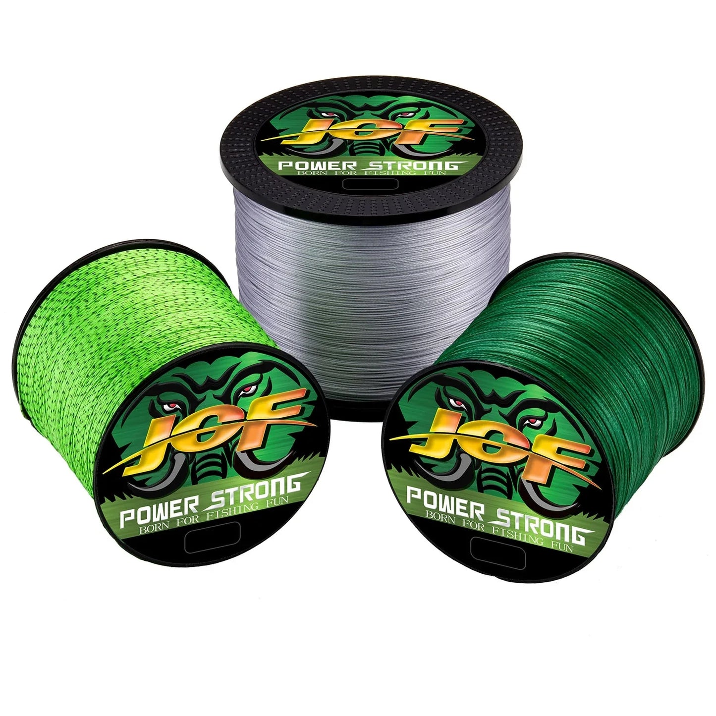 JOF-Ligne de pêche tressée Multimessieurs Carp Fly, 4 Brins, 100m, 300m, 500m, Multicolore, Japon Spinning Extreme PE, Bain Weave