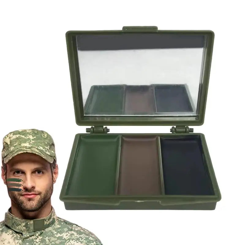 3 couleurs armée Fans CS tir visage peinture Camouflage huile hommes femmes en plein air militaire formation chasse tactique Football équipement