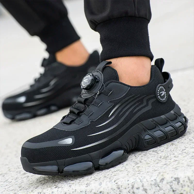 Chaussures de Sécurité Bouton Rotatif — Protection & Confort Travail
