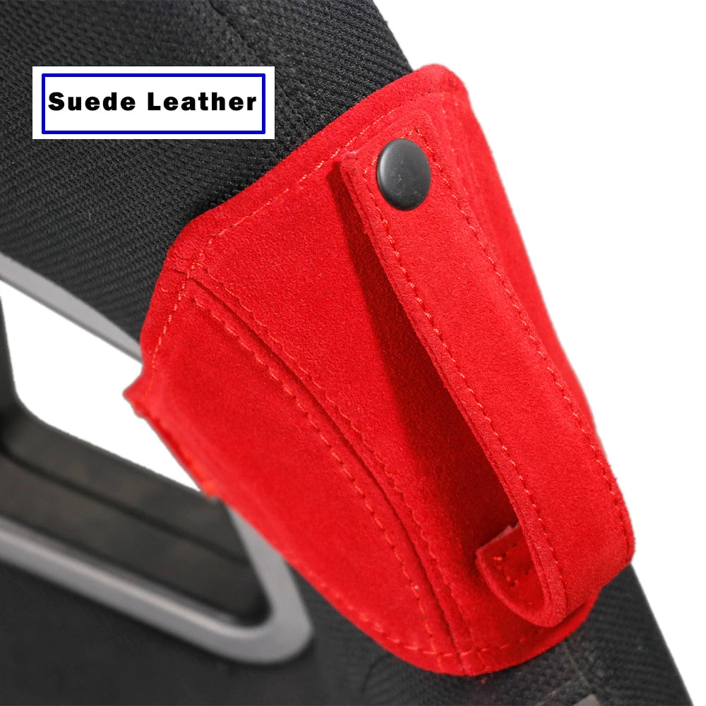 Support de ceinture de sécurité en cuir pour siège baquet de voiture de course JDM, guide et protecteur de ceinture