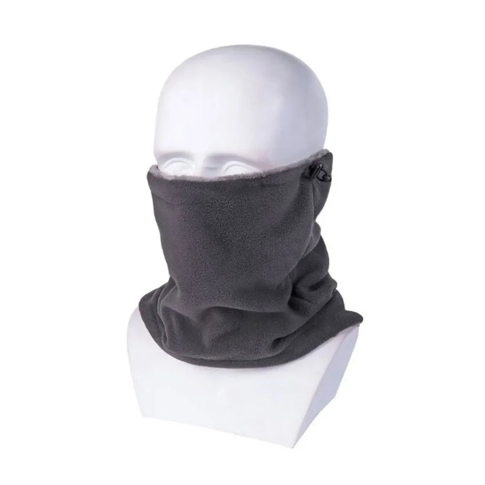 Masque chaud de moto d'hiver pour hommes et femmes, col polaire, écharpe coupe-vent plus chaude pour l'extérieur, Camping, randonnée, cagoule, masque facial de cyclisme