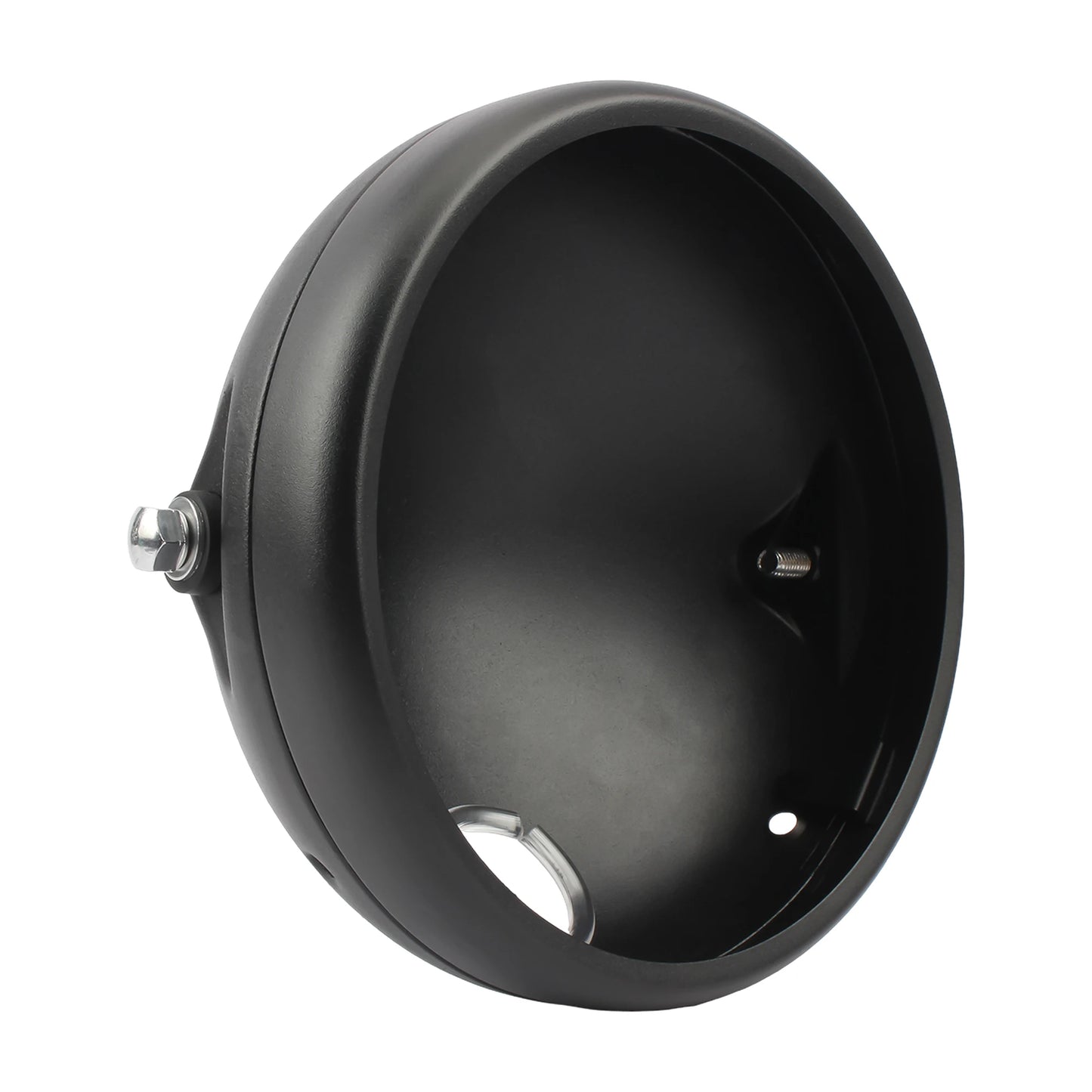 Carcasa universal de faro LED para motocicletas, 5.75 pulgadas, 7 pulgadas, soporte de Base de faro modificado retro para Harley Yamaha Suzuki Cafe Racer