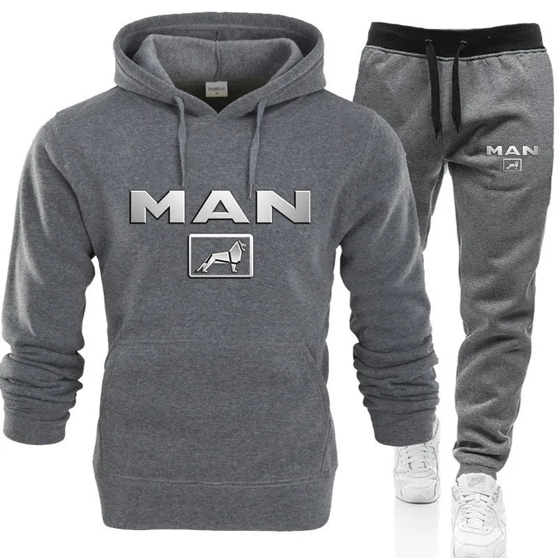 Ensemble Sweat À Capuche Pantalon Jogging Homme — Survêtement Sport 2 Pièces 2024