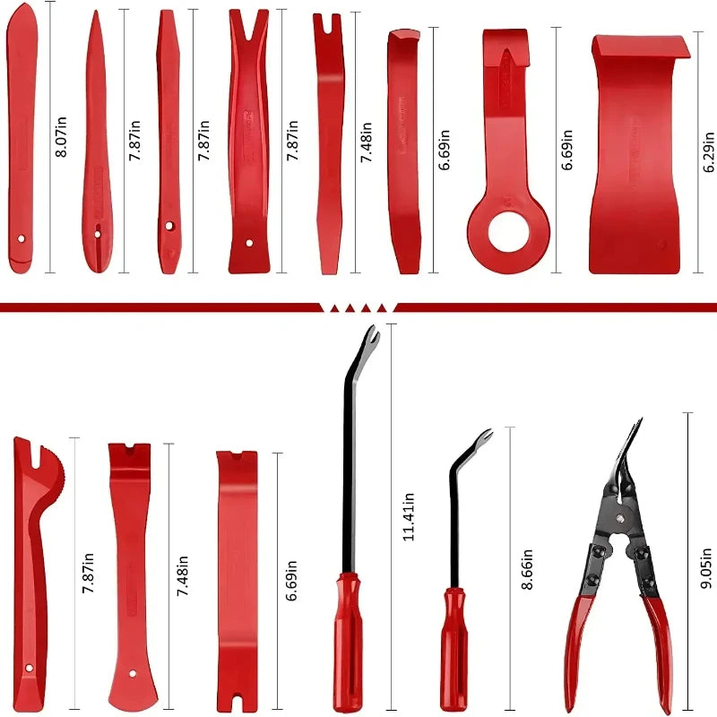 Car Interior Trim Removal Tool Kit, Auto Plastic Clip Remover Set for DIY Panel Disassembly