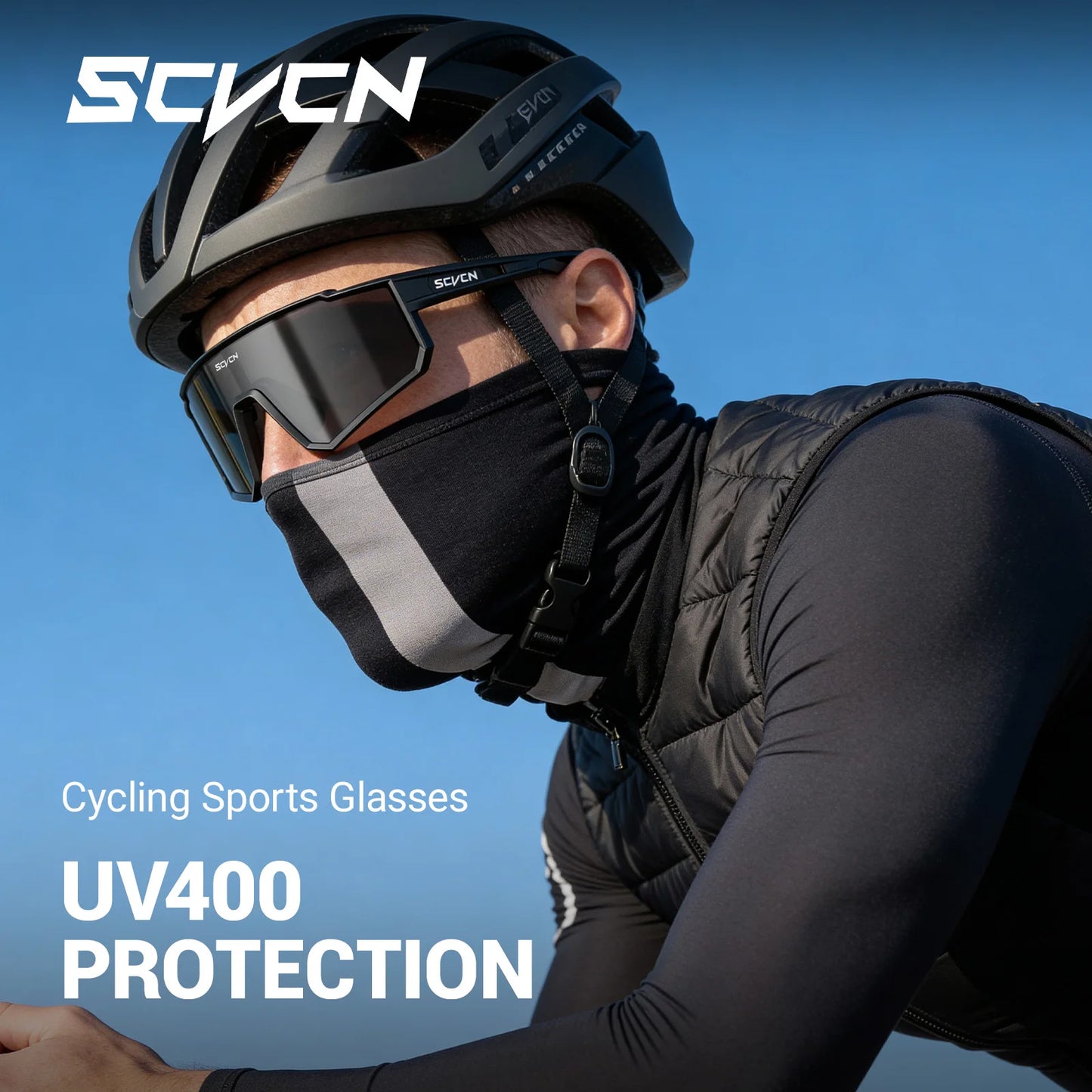 Lunettes de vélo de route et VTT UV400 — sport montagne, protection, hommes et femmes