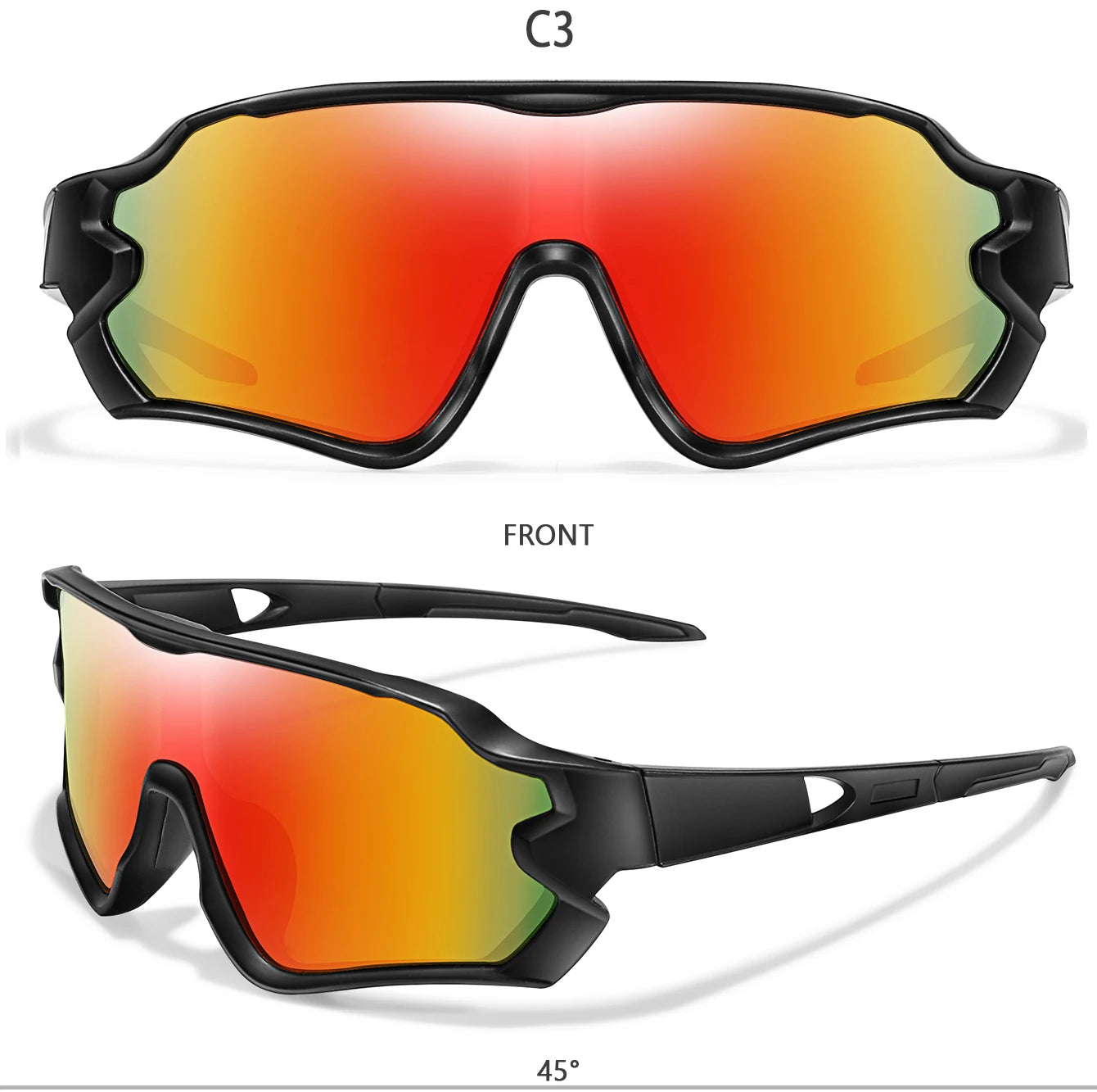 9-15 ans enfants cyclisme lunettes de soleil garçons et filles Sports de plein air équitation UV400 Camping lunettes pêche vélo lunettes pour enfants