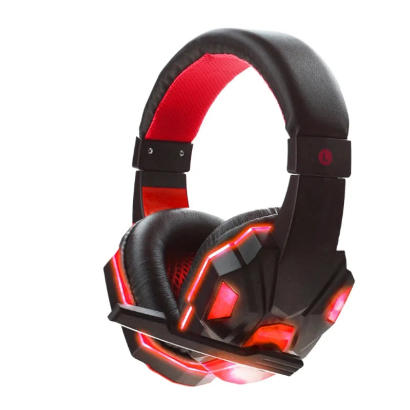 Casque gaming basse avec micro — supra-auriculaire, son stéréo, suppression de bruit, PC, téléphone, jeu vidéo