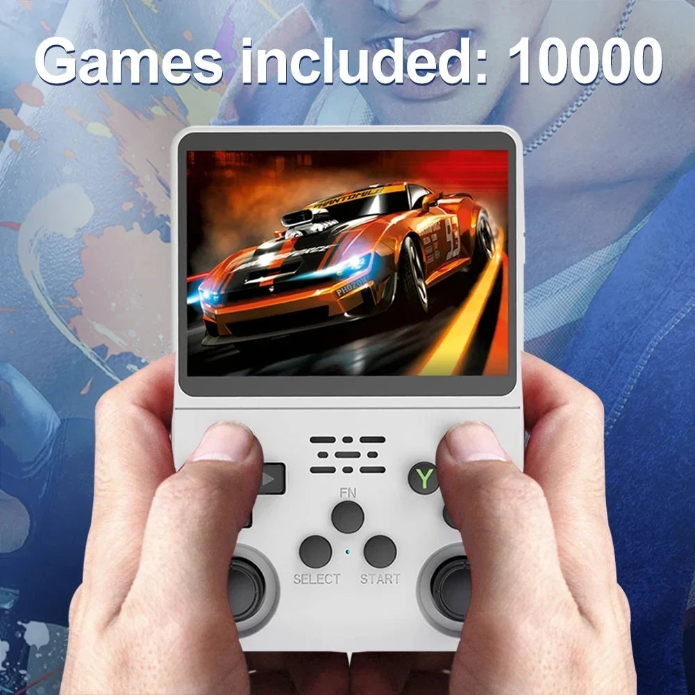 Console de jeu rétro portable 3,5" IPS — 64 Go, plusieurs couleurs, lecteur portable, jeux classiques
