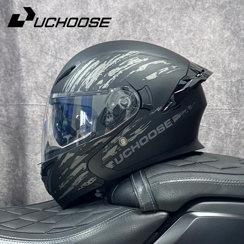 Casque de moto DOT de haute qualité quatre saisons course de Motocross modulaire rabattable hommes femmes casque tout-terrain casque gratuit