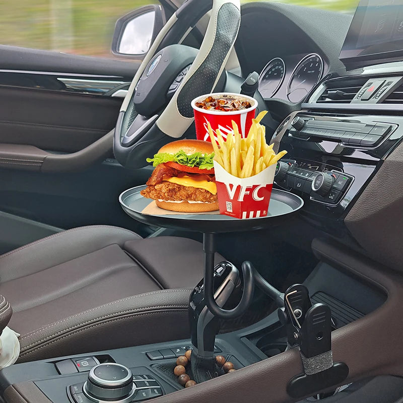 Porte-boissons polyvalent pour voiture, voyage, repas, escalade ronde pour la nourriture, les boissons et le téléphone, parfait pour les voyages en voiture, polyvalent