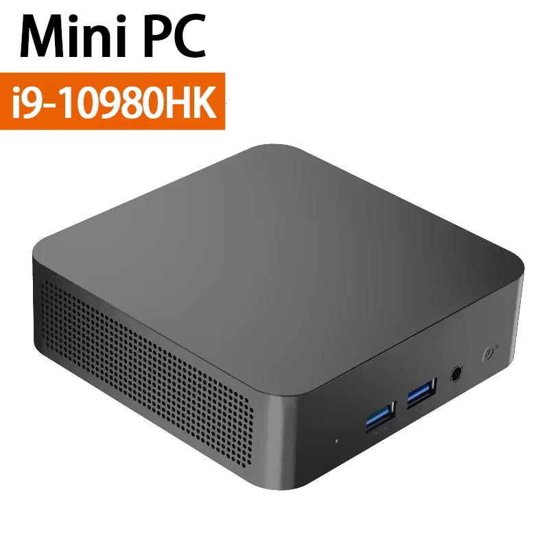 Mini PC Intel Core i9 10980HK i7 4510U Windows 11 Pro 16 Go 32 Go DDR4 1 To SSD WIFI 6 BT5.2 4K HD Ordinateur de bureau Gaming PC Gamer