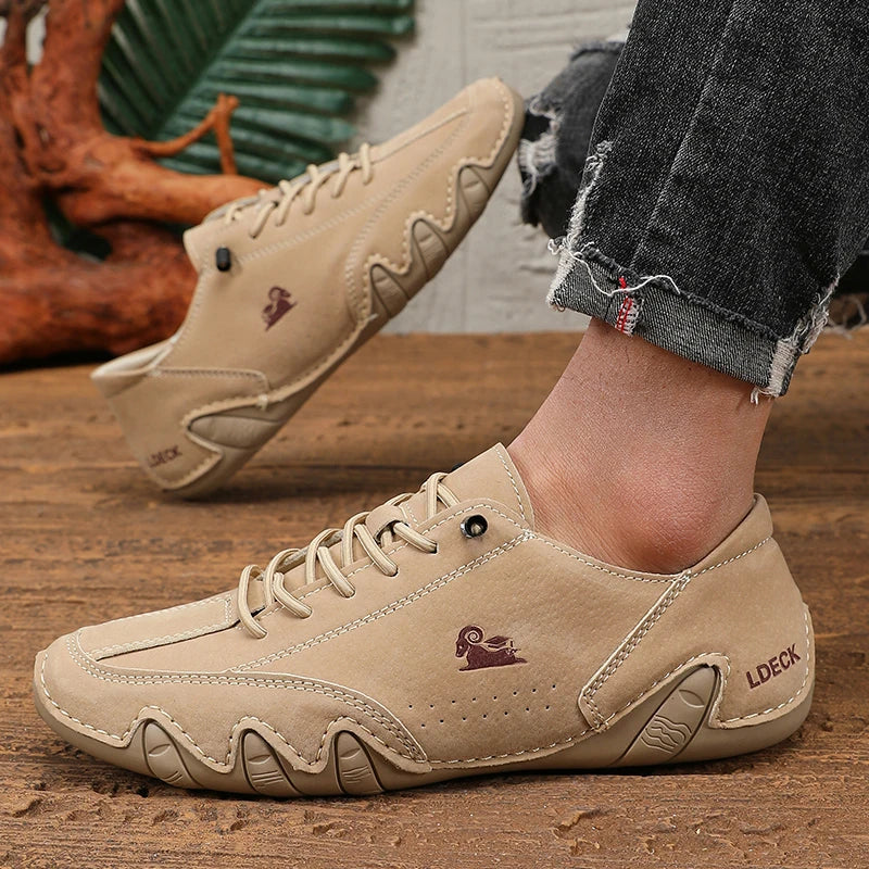 Mocassins Homme Cuir Artificiel Imperméable — Légers & Antidérapants