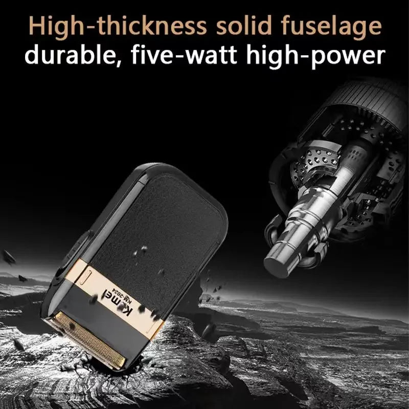 Kemei cortadora de pelo Km-809A Km-2299 Km-2024 cortadora de barba inalámbrica UBS Recargable potentes cortadoras de pelo eléctricas para hombres