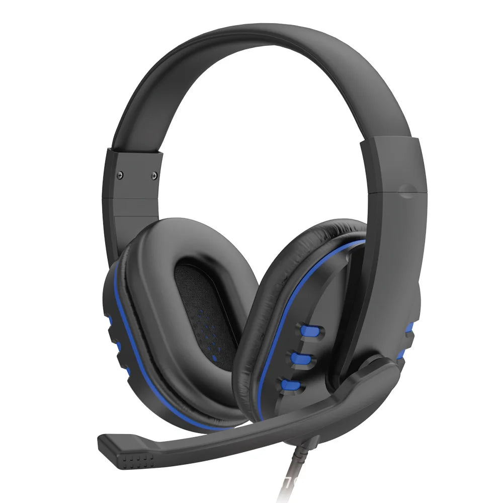 Casque 3.5mm filaire de jeu — écouteurs musique, consoles, PC, chat ordinateur, microphone