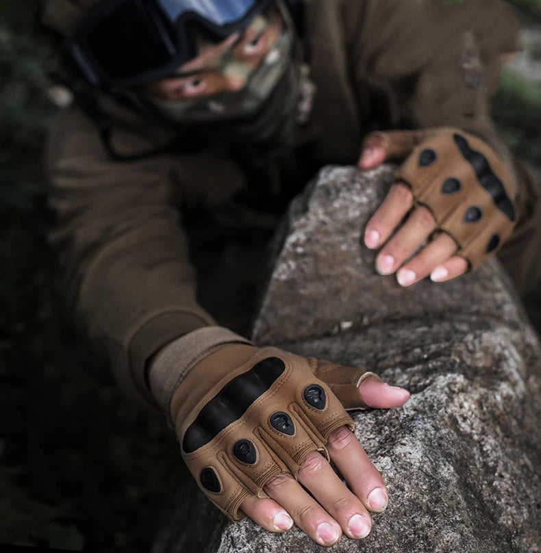 Gants tactiques d'extérieur gants de Moto demi-doigt militaire hommes femmes Combat tir chasse Fitness gants Luva Moto
