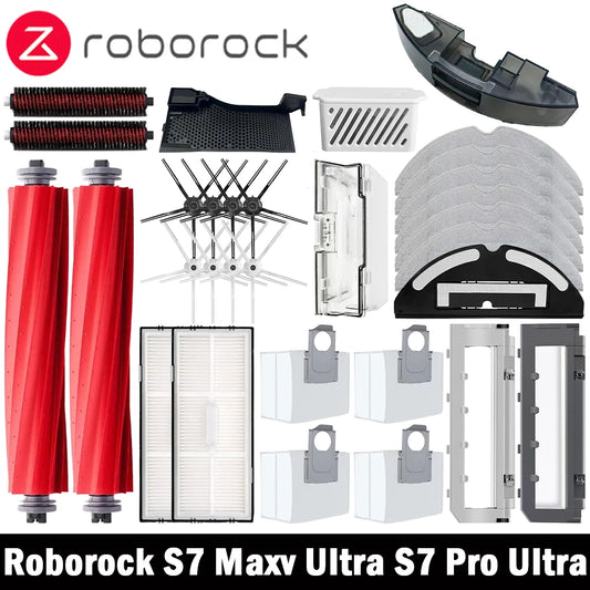 Accessoires pour aspirateur robot — brosse principale, filtre HEPA, vadrouilles, sac à poussière